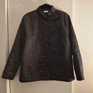 Classic Elements Women's Black Quilted Jacket